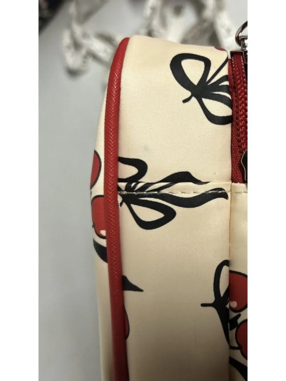 Tender Love + Carry Weekender Hanging Travel Organizer Make Up Bag Cherry NWT
